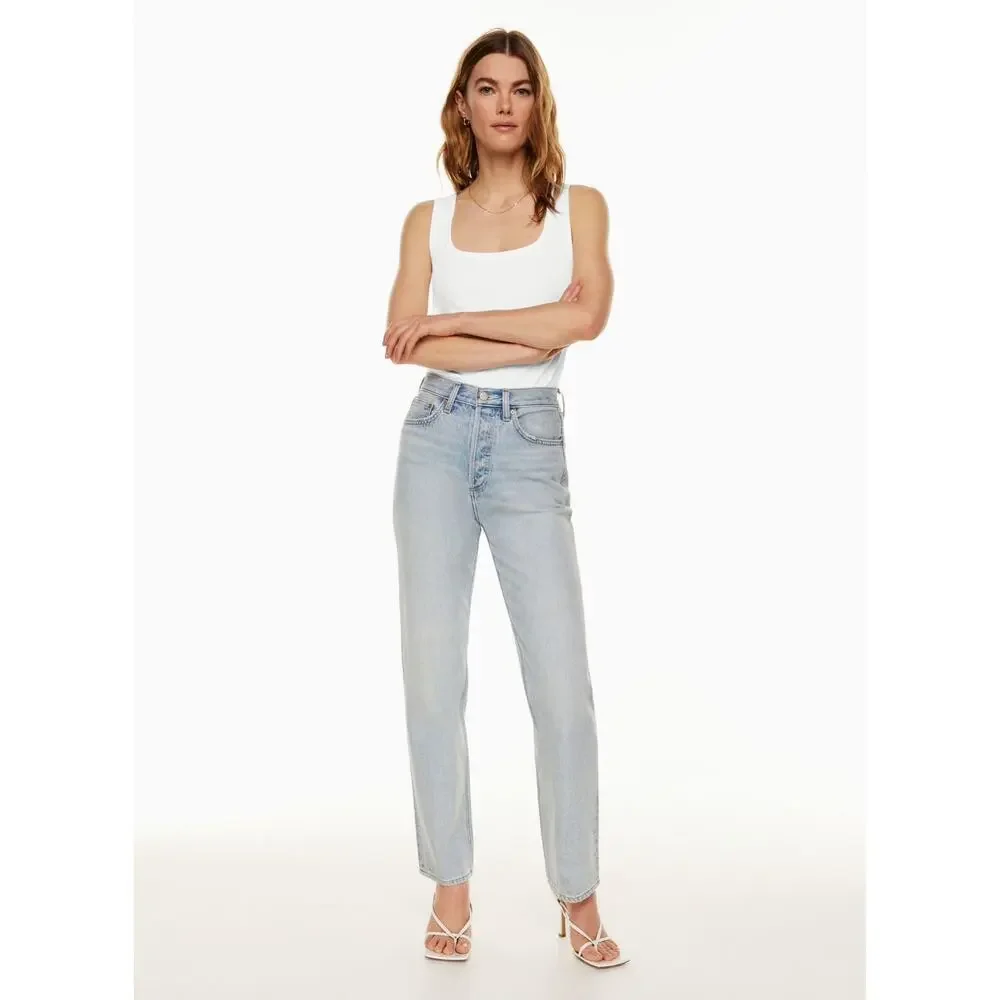 Aritzia Denim Forum 90s Joni High Rise Loose Jeans 28